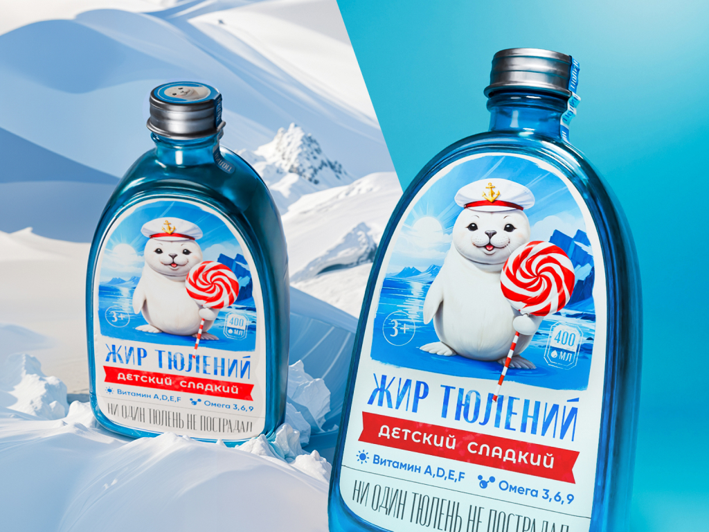«Тюлин» — жир тюлений сладкий детский