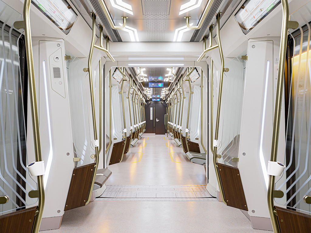 Поезд метро «Москва 2024»