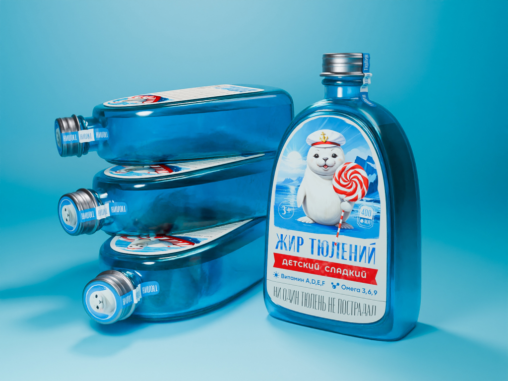 «Тюлин» — жир тюлений сладкий детский