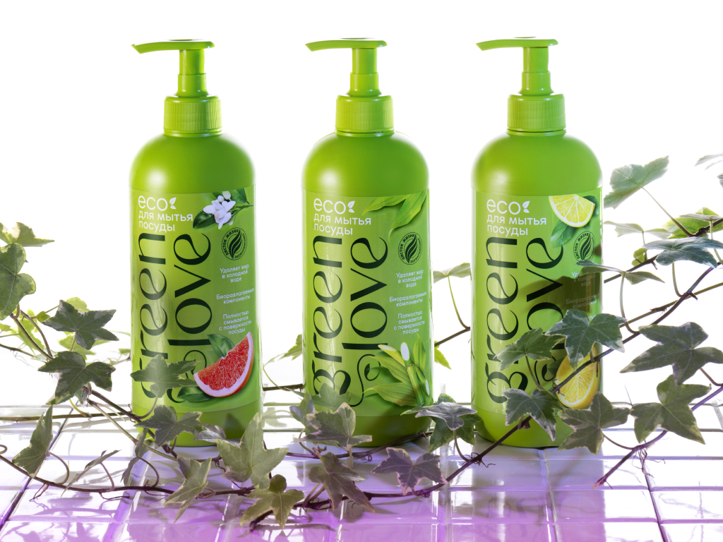 Дизайн упаковки бытовой химии Green Love