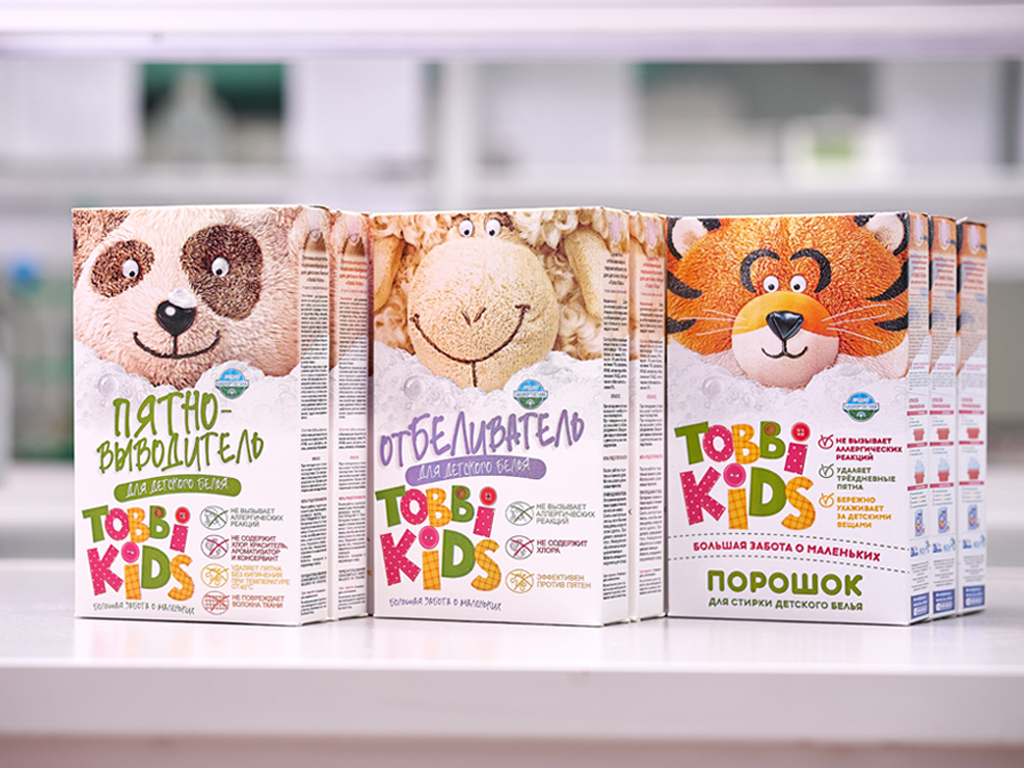 Детская линейка бытовой химии “TobbiKids”