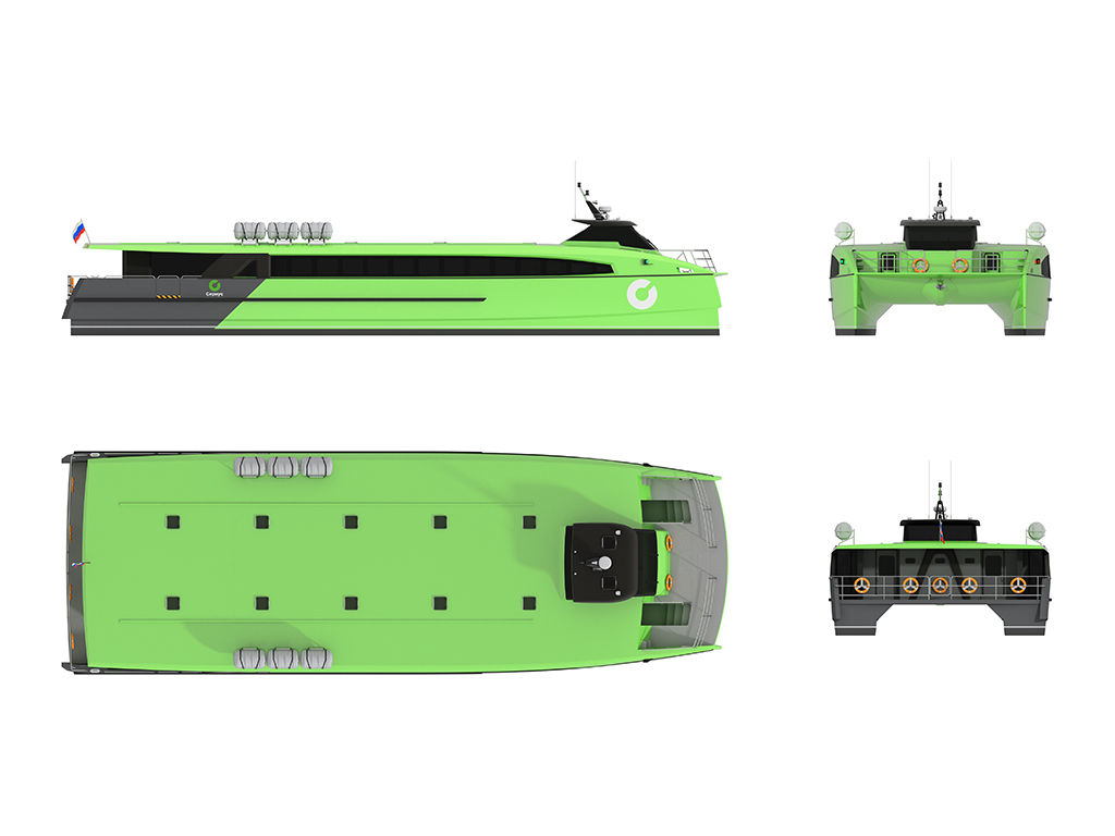 SFERRY морской высокоскоростной пассажирский катамаран 