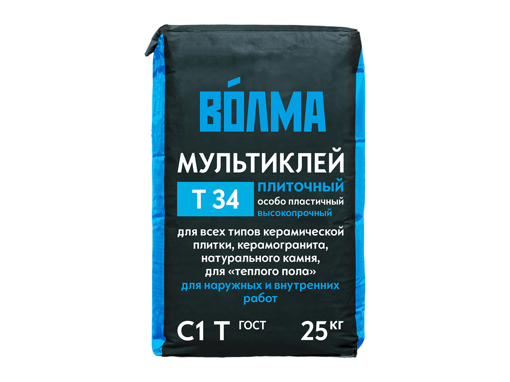 Упаковка плиточного клея 