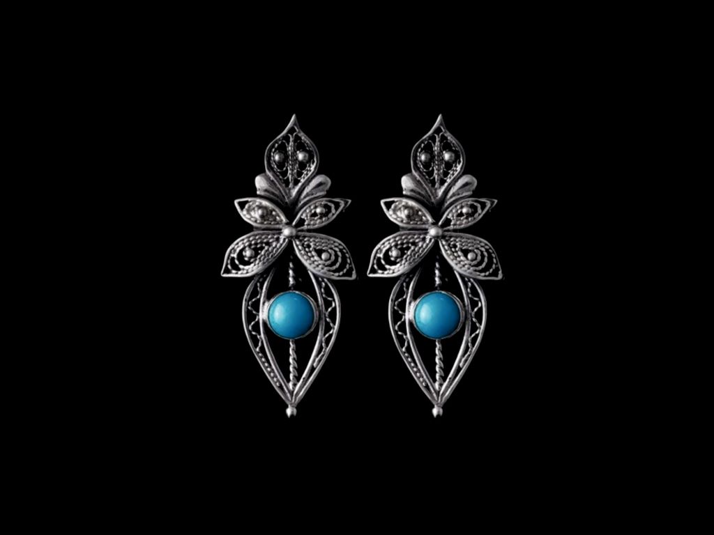 Коллекция традиционных изделий, выполненных в технике крымской филиграни